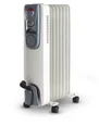 Oil radiator with 7 fins 1500 W, white