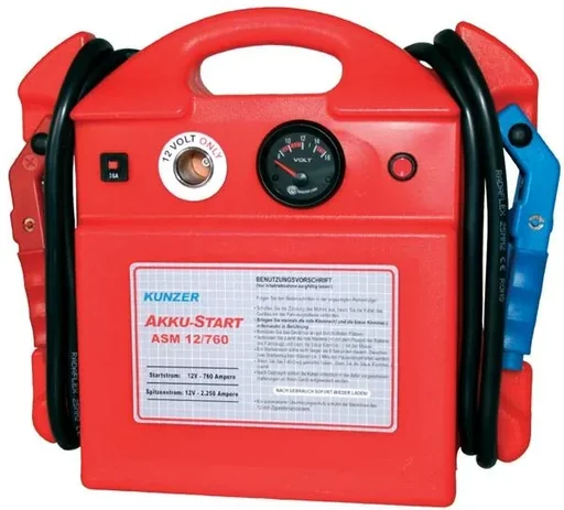 "Battery start 12V 2370/800A - portable jump starter image"