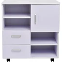 Mobile chest of drawers sideboard multi-purpose cabinet