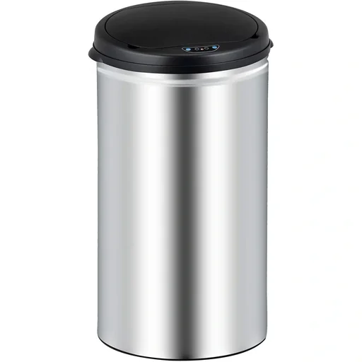 "Sensor trash can stainless steel 30 liters image"