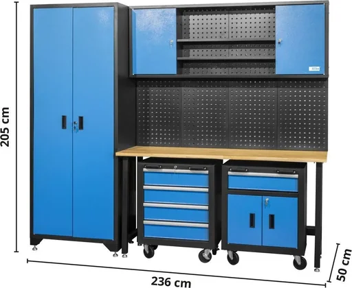 "GWS 6-piece workshop equipment set image"