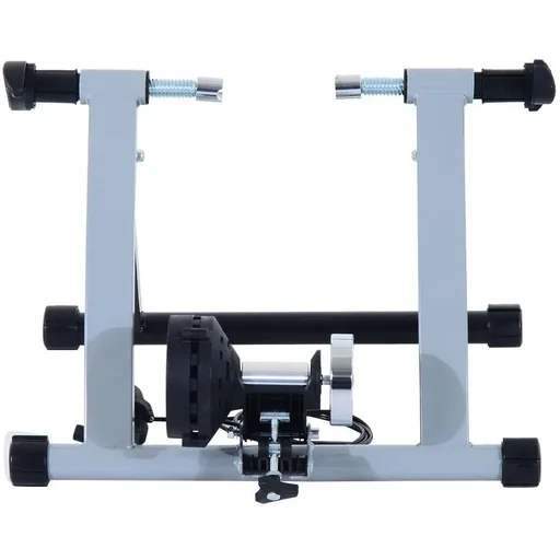 "Roller trainer with magnetic brake roller black-silver image"