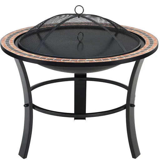 "Mosaic fire bowl Fuoco Round image"
