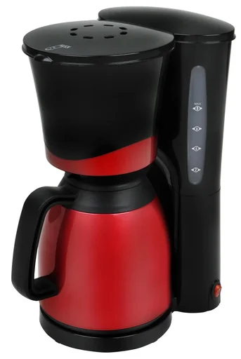 "Thermo coffee machine, SC KA 520.1 R, red/black image"
