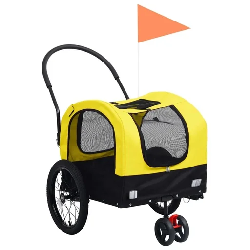 "Pet bike trailer 2-in-1 hanging image"