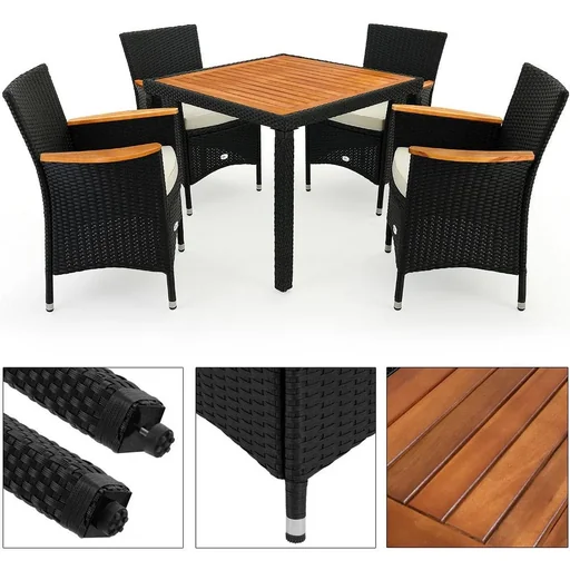 "Garden set Corfu 9-piece and for 4 people image"