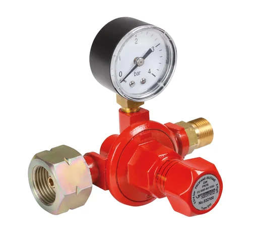 "Propane regulator mit Manometer 0.5 - 4 bar image"