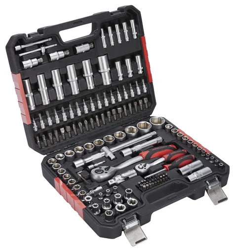 "Socket wrench set 140-piece, 1/4", 1/2" image"