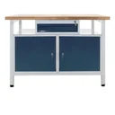 Workbench "Premium" 1 drawer, 2 doors, L1200xW600xH840mm