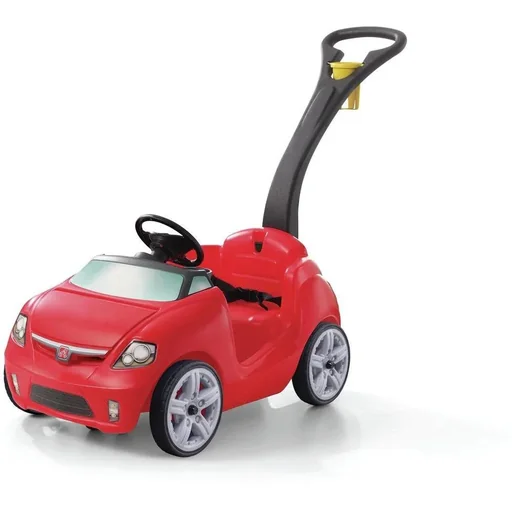 "Easy Steer Sportster Red - Stroller with handlebar - For children from 2 years and older image"