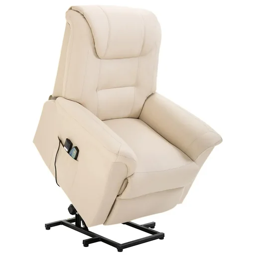 "Electric massage recliner chair with vibrating massage heating function stand-up aid electric wheelchair remote control with net image"
