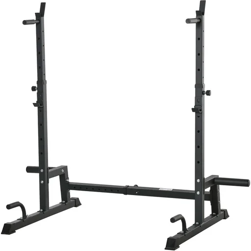 "Dumbbell stand multi-function barbell rack dumbbell rack height adjustable barbell strength training up to 150 kg loadable image"