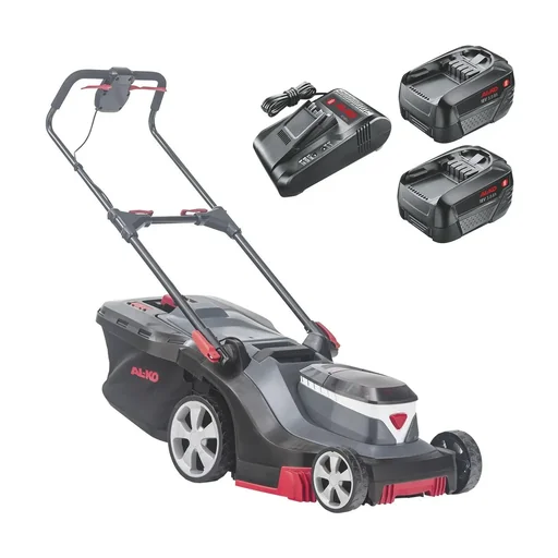 "BOSCH HOME AND GARDEN COMPATIBLE Accu-grasmaaier 382 Li Premium - incl. 2 accu's en oplader image"