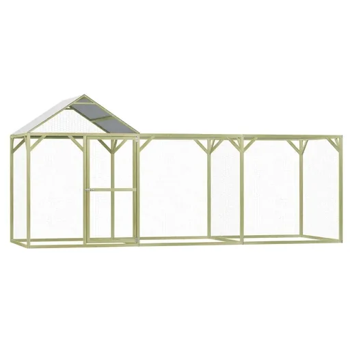 "Chicken coop 4.5x1.5x2 m impregnated image"