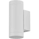 VT-11015 Outdoor wall light Up/Down - GU10 - Aluminium - White - IP44