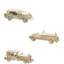 Wooden kit "Oldtimer", three different models - variations possible
