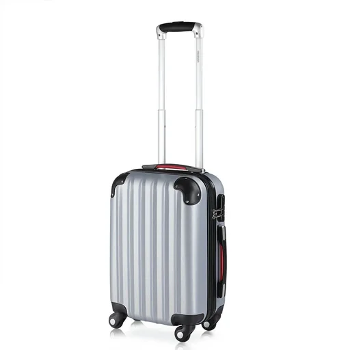 "Hard-shell suitcase Baseline silver M image"