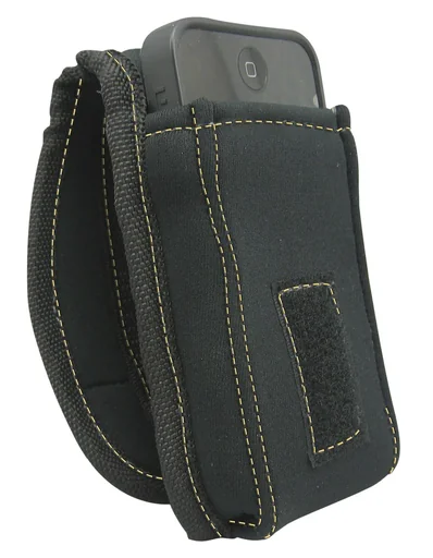 "Mobile phone case, water-repellent, black-yellow image"