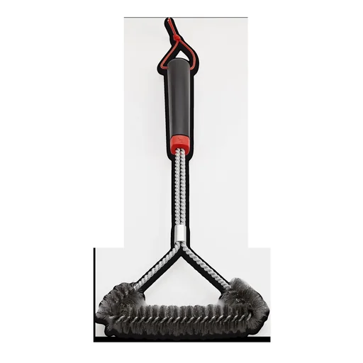 "Three-sided grill brush, 46 cm image"