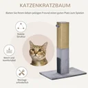 Scratching post for cats Scratching post 79H cm Cat tree with jute rope Cat scratching post Scratching post Play tree including toys