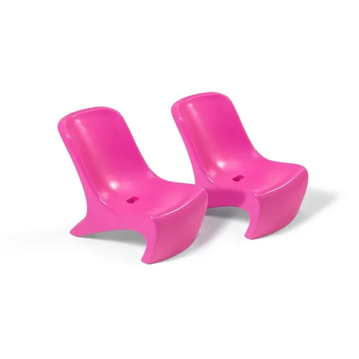 "Junior Chic 2-piece set chair raspberry image"