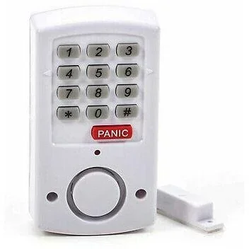 "Numeric code for door/window alarm image"