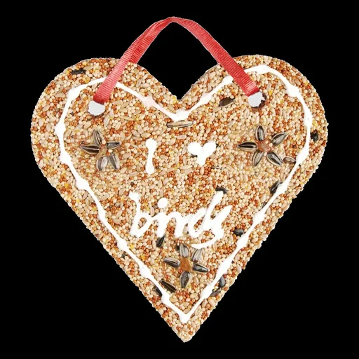 "Bird food "Heart" image"