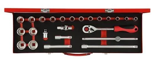 "Socket wrench set 1/2 SW10-32 mm 24 pieces image"