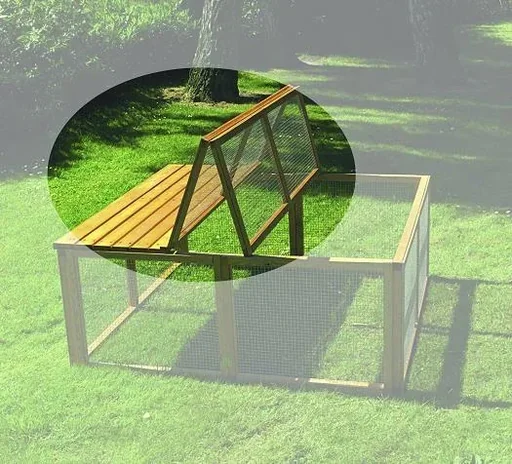"Foldable cover for outdoor enclosures image"