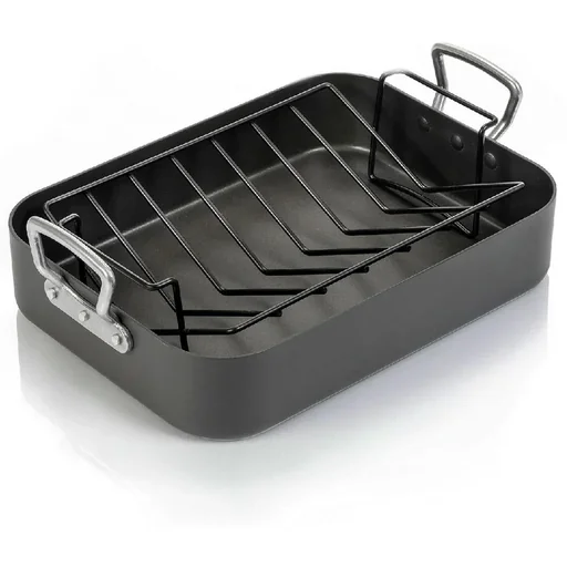 "Mehrzer - Rectangular frying pan with rack - 42 cm image"