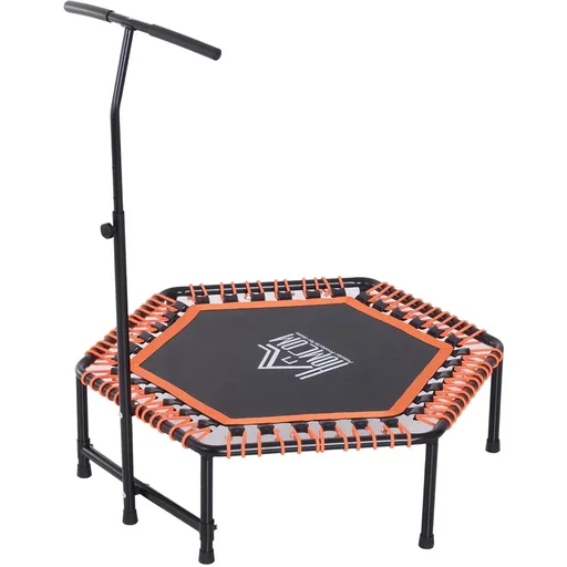 "Fitness trampoline with handle image"