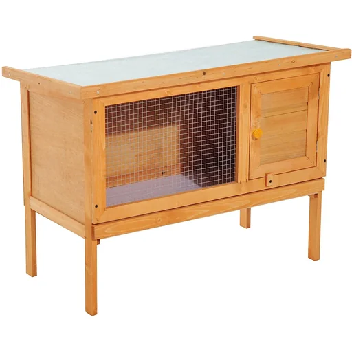 "Rabbit hutch wooden 90x45x65cm image"