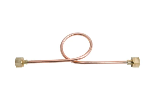 "Oxygen transfer bend made of copper, 800 mm long image"