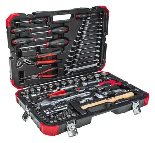 "Socket wrench set 1/4+1/2 10-32 mm 100 pieces image"