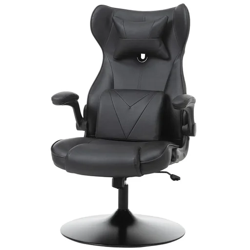 "Gaming chair ergonomic computer chair office chair desk chair with rocker function and lumbar cushion swivel chair heights image"
