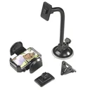 3-in-1 multi-holder, universally applicable for MP3 players, mobile phones, navigation systems, etc.