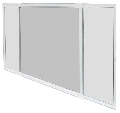 "Insect screen sliding window 50x75-142 cm white image"