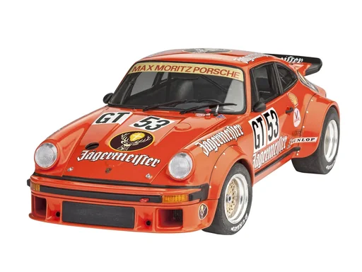 "Model kit Porsche 934 RSR "Jägermeister" in 1/24 scale - 104 individual parts image"