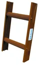 Chimney sweep ladder, aluminum, brown, 10 rungs, W 33 cm, L 280 cm