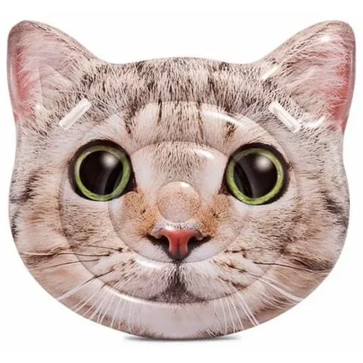 "Cat Face cat air mattress 147 x 135 cm image"