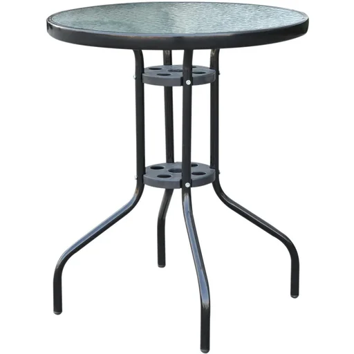 "Glass table with water ripple pattern black image"