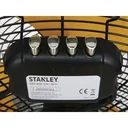 Floor fan - steel - Ø 51 cm - black/yellow