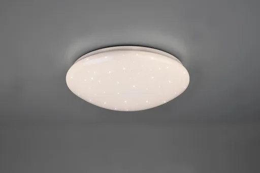 "LUKIDA LED ceiling light, 18 W, 3000-6000 K, 2000 lm, D.38 x H.10.5 cm, dimmable, remote control, white image"