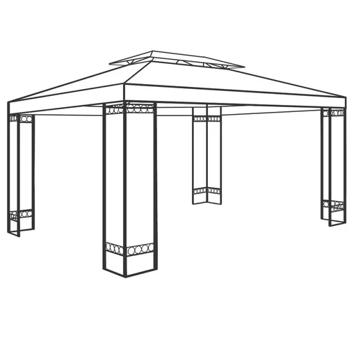 "Steel frame gazebo Elda XXL 3 x 4 m image"