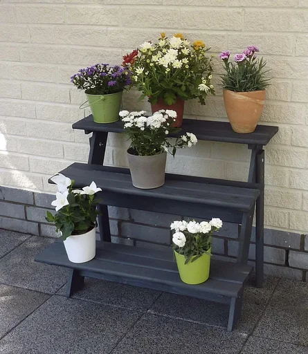"Flower staircase "Anja" anthracite image"