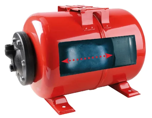 "Domestic waterworks pressure vessel diaphragm vessel steel 22 L 33.25 mm (1" AG) image"