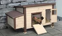 Thermo chicken coop "NoFrost", heatable, 146 x 74 x 82 cm