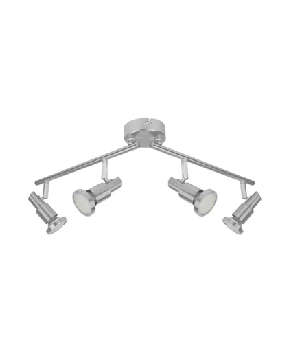 "LED spot ceiling surface-mounted light GU10 4 x 3 watts, with 4 spots image"