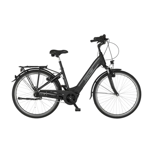 "Unisex E-Bike City, 28 inches, frame size 41cm, 7-speed hub gear, matte black, CITA 4.1i image"