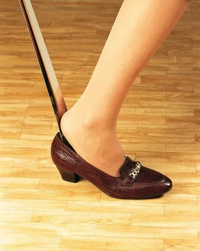 "Shoehorn set, 2 pieces - extra long shoehorn image"
